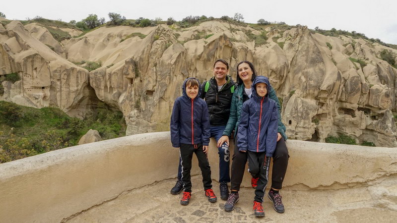 Cu copiii în Cappadocia